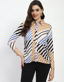 Madame Striped Off-White Shirt