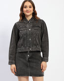 Madame Black Denim Jacket