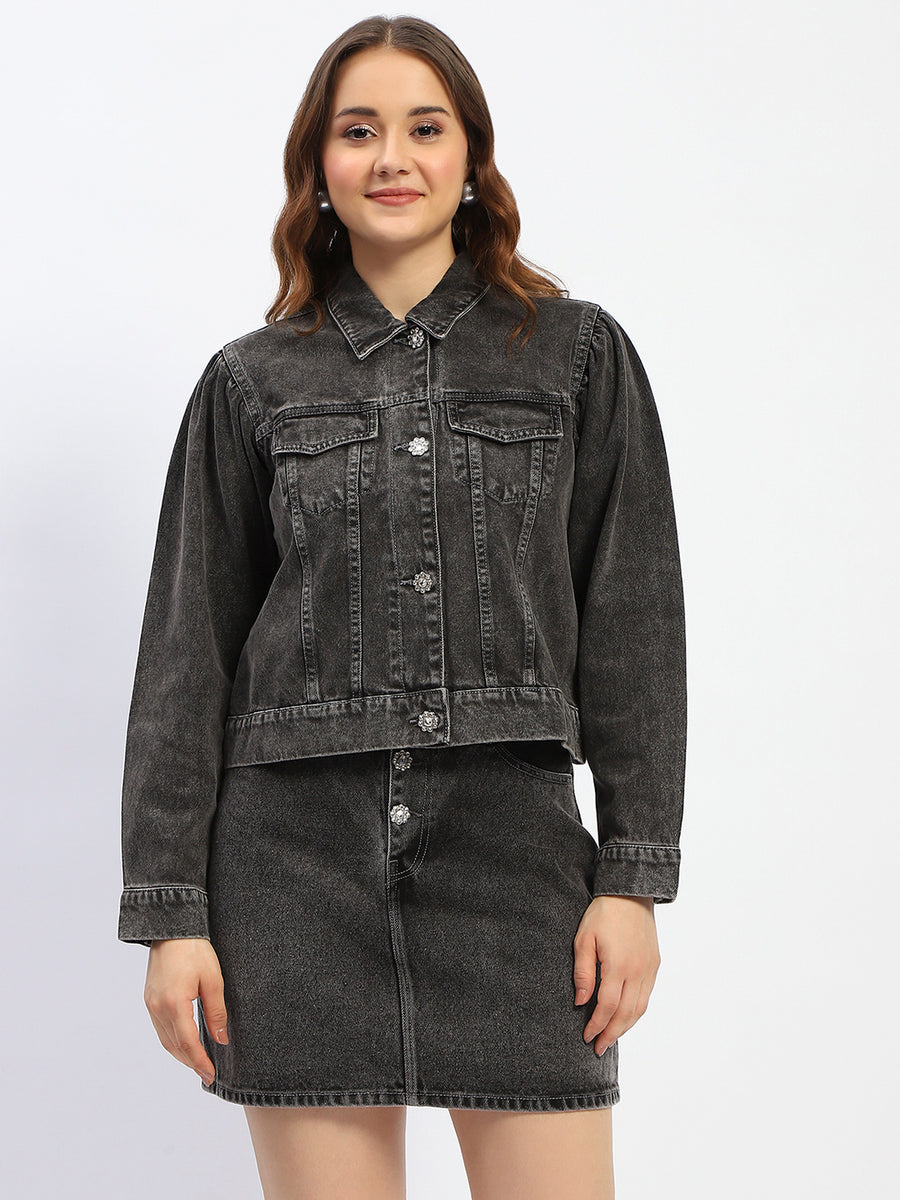 Madame Black Denim Jacket