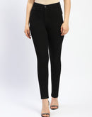 Madame Black Skinny Fit Cotton Blend Denim