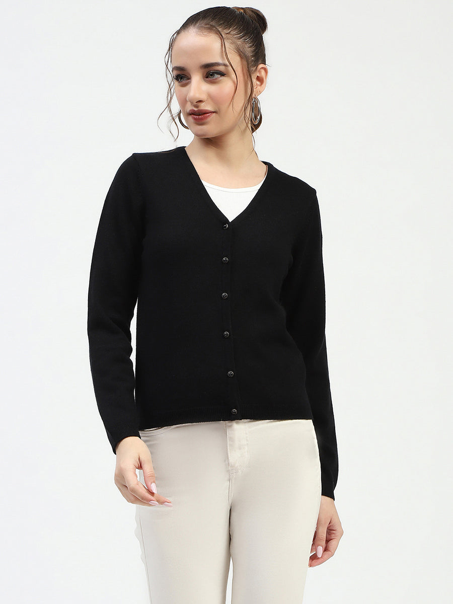 Madame Black Button-Up Cardigan