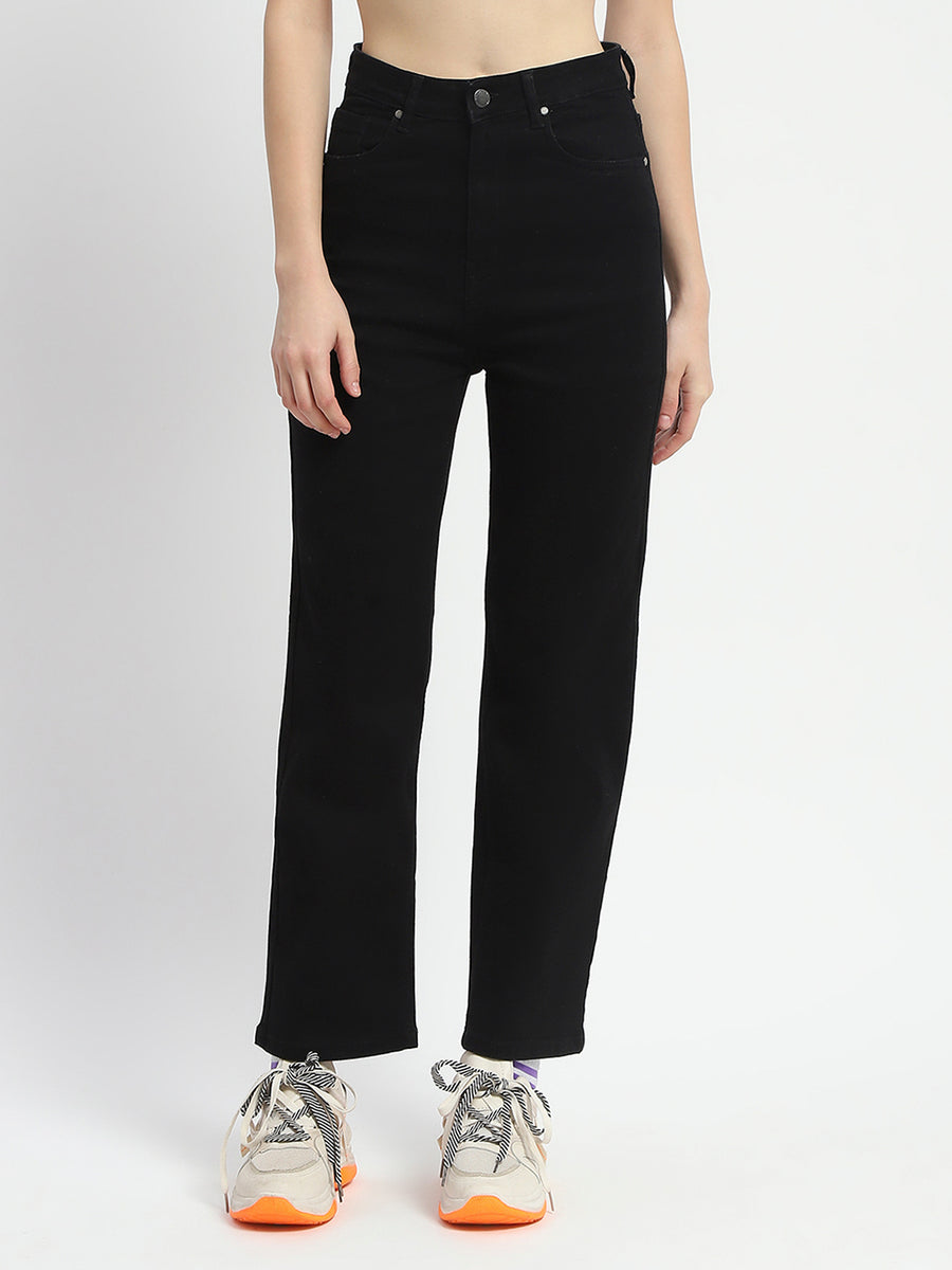 Madame Cotton Blend Black Jeans