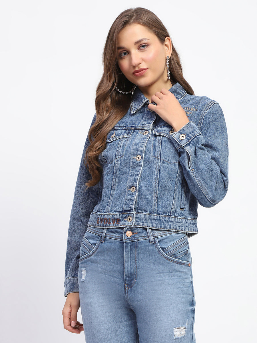 Madame Dark Blue Denim Jacket