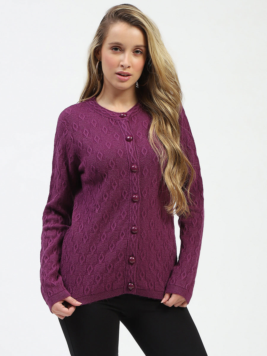 Madame Plum Buttoned Cardigan