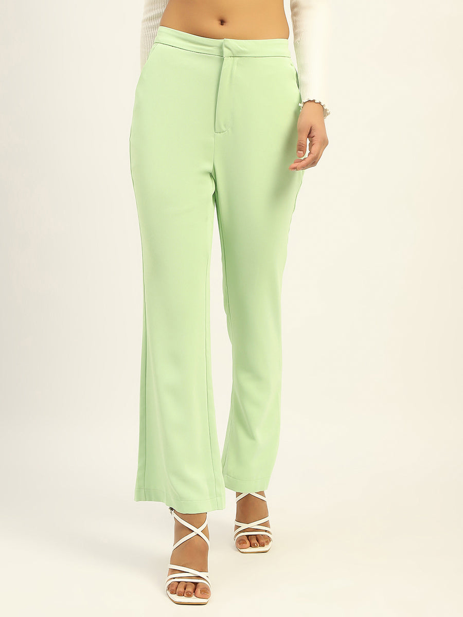 Madame Straight Leg Green Trousers