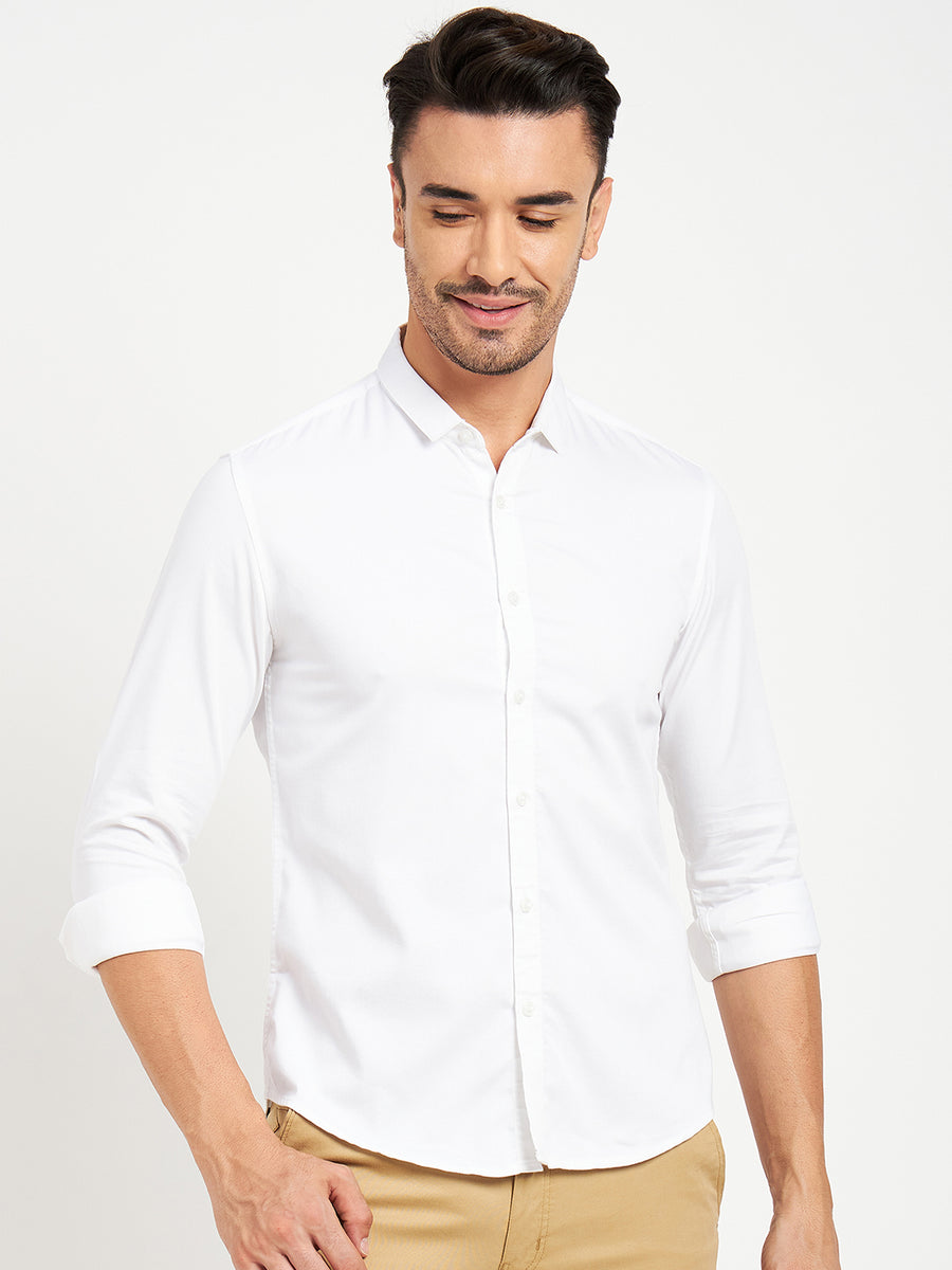 Camla White Shirts For Men