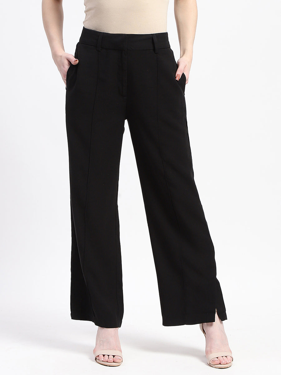 Madame Black Wide-Leg Trousers