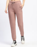 mSECRET Cotton Blend Jogger Style Blush Track Bottom