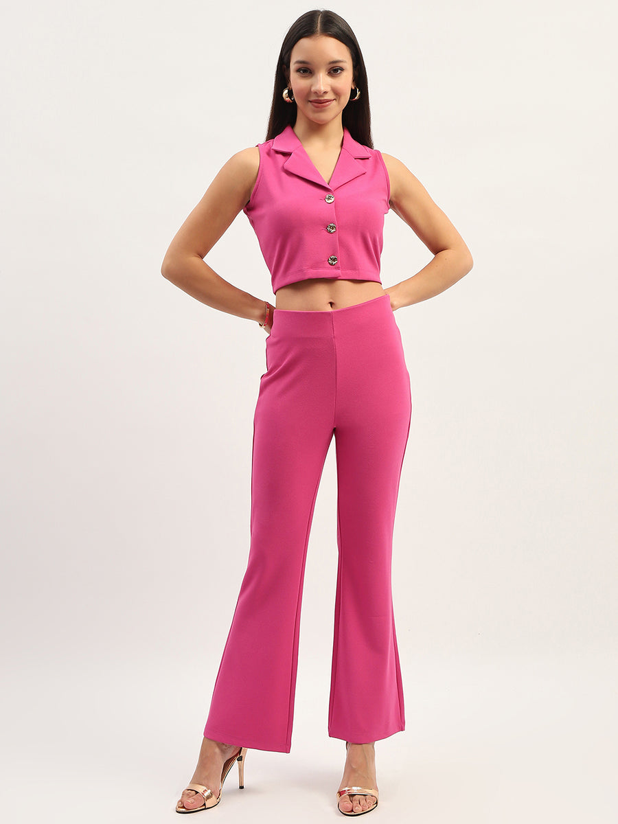 Madame Solid Hot Pink Co-Ord Set