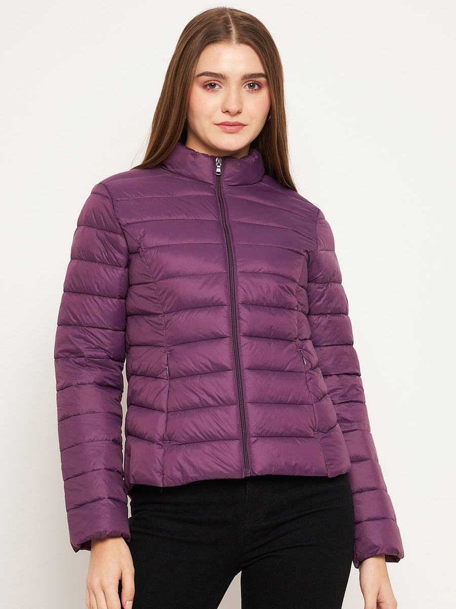 Madame Purple Puffer Jacket