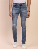 Camla Barcelona Stone Wash Ripped Cotton Blue Denim