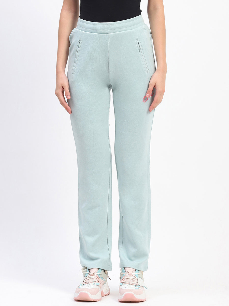 mSECRET Mint Straight-Fit Track Bottoms with Zippered Pockets