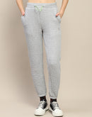 mSECRET Cotton Blend Jogger Style Grey Track Bottom