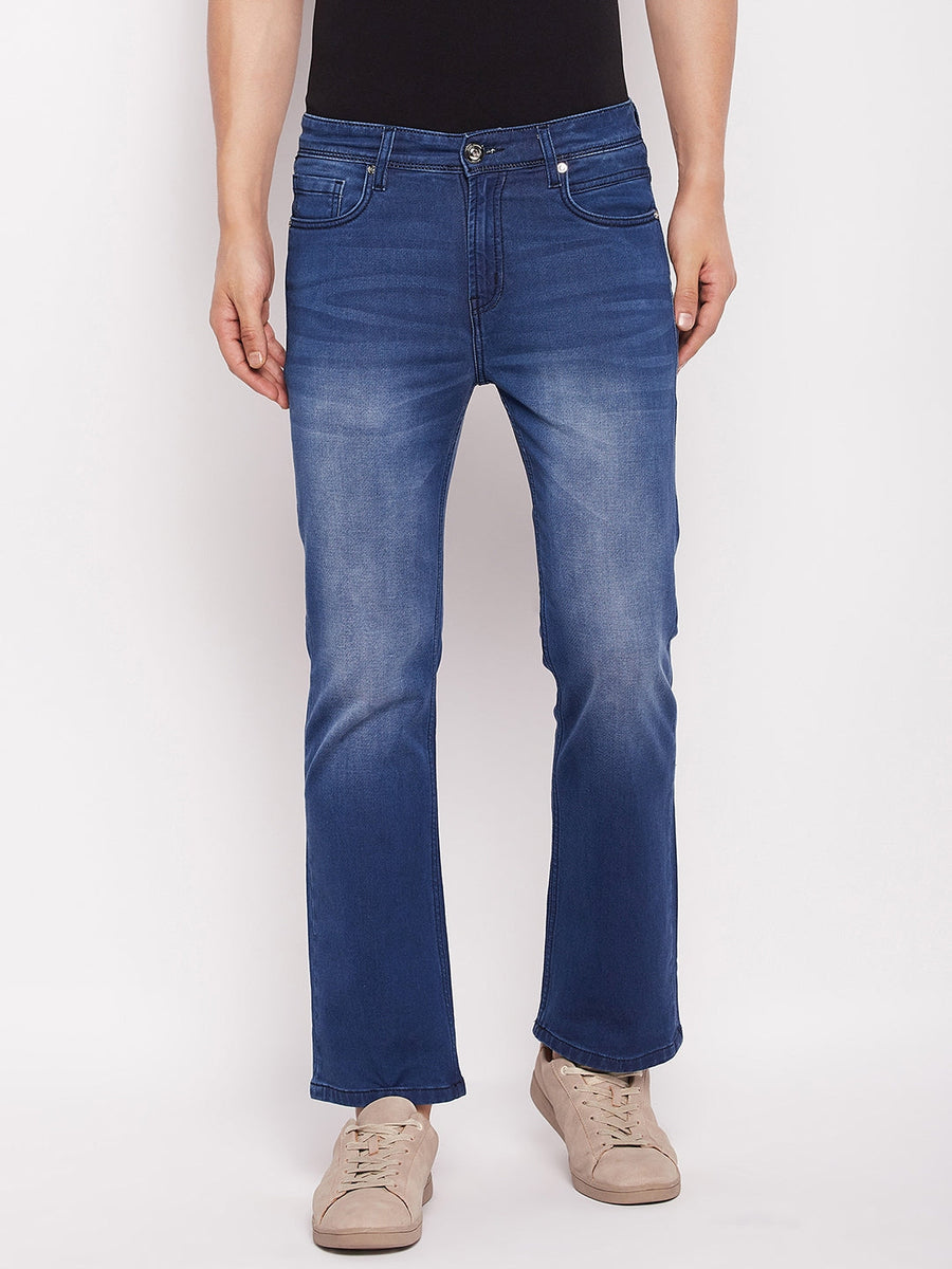 Camla Blue Faded  Regular Fit Jeans