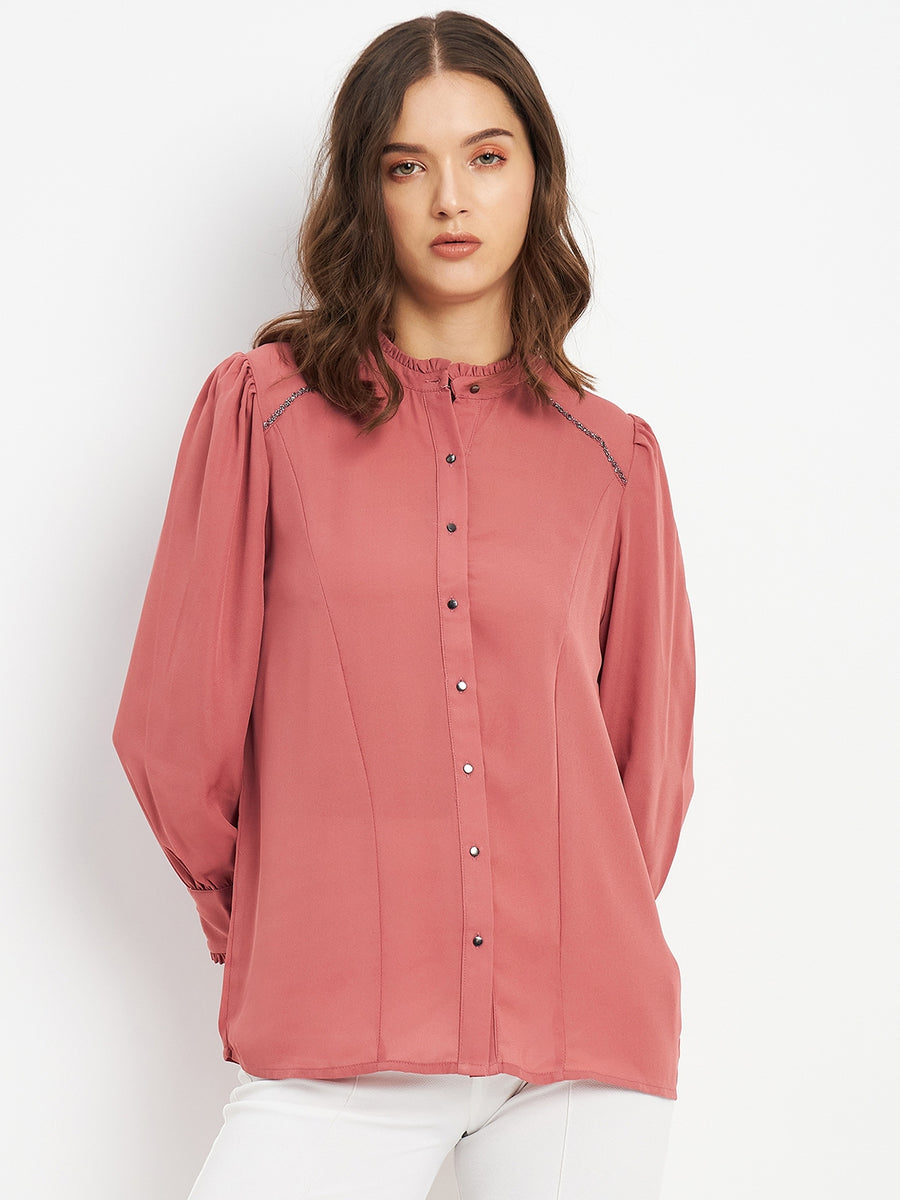 Madame Pink Solid Top