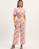 Madame Floral Print Off White Co-Ord Set