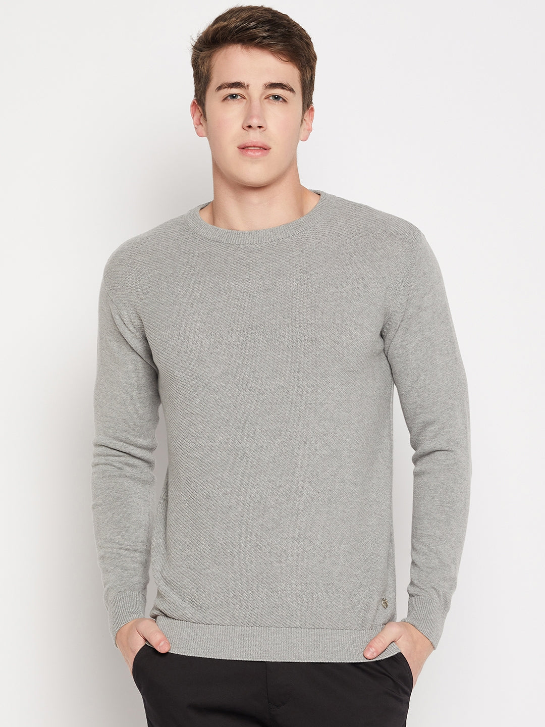 Camla Barcelona Grey Sweater For Men