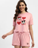 mSECRET Disney Print Lavender Nightsuit