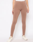 Madame Skinny Fit Brown Tights