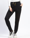 mSECRET Cotton Blend Jogger Style Black Track Bottom