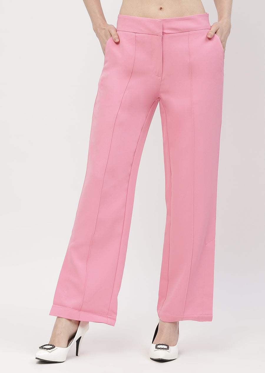 Madame Solid Slit Trouser