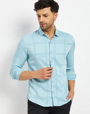 Camla Iceblue Shirts For Men