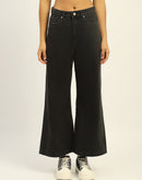 Madame Wide Leg Charcoal Cotton Denim