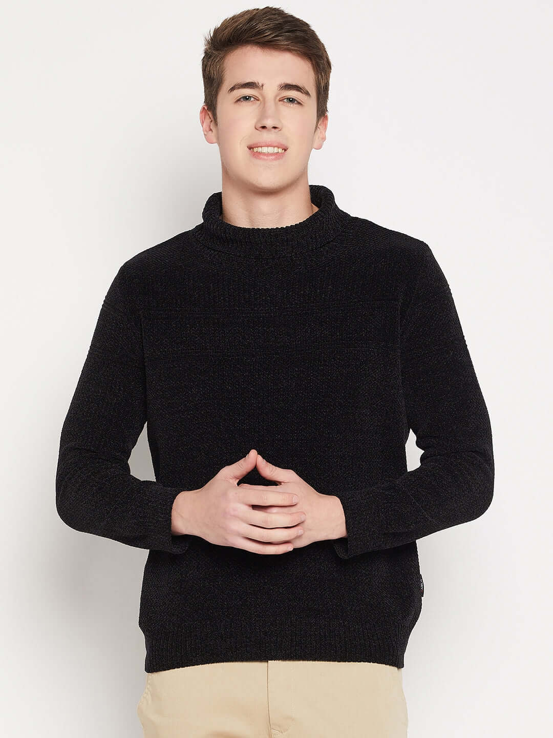 Camla Barcelona Black Sweater For Men