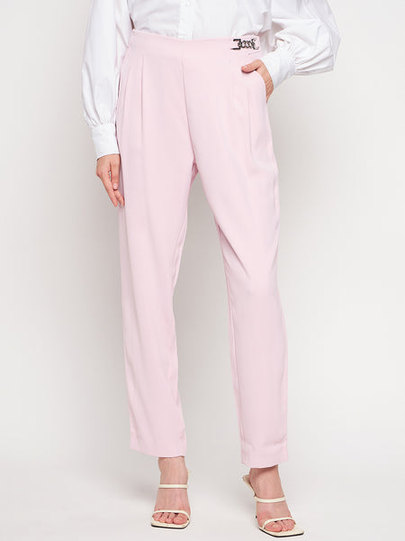 Gentle melange pink trousers – Varteks d.d.