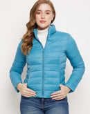 Madame Sea Blue Puffer Jacket