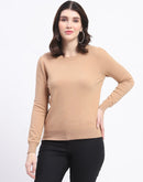 Madame Crew Neck Brown Sweater