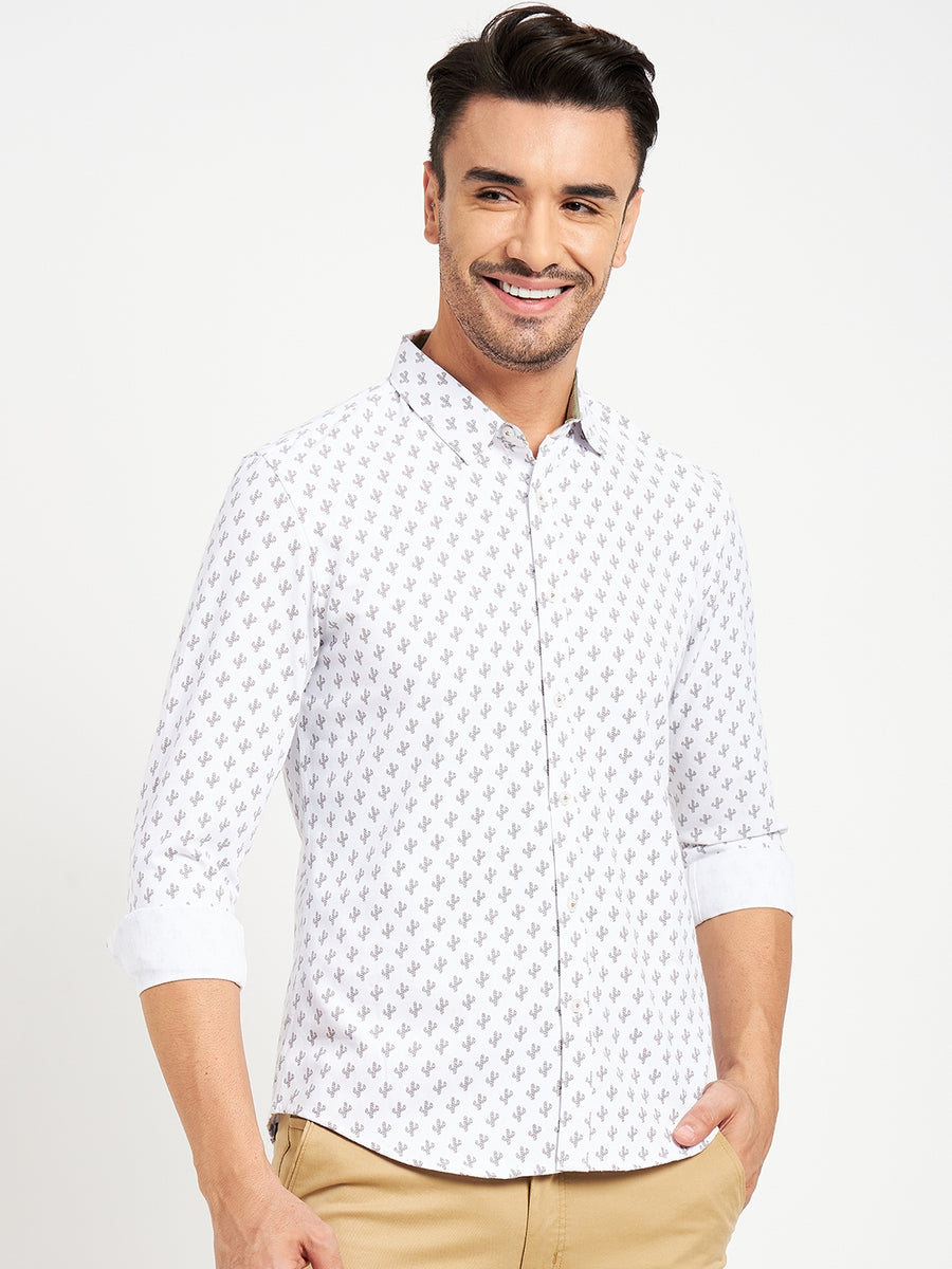 Camla White Shirts For Men