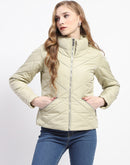 Madame Green Quilted Puffer Jacket