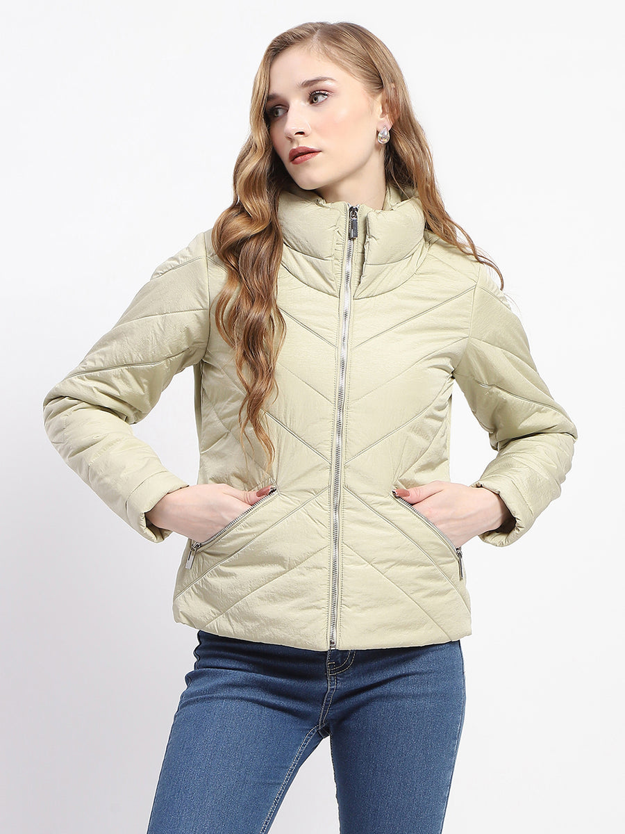 Madame Green Quilted Puffer Jacket