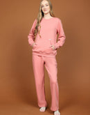 mSECRET Cotton Blend Top and Bottom Pink Nightsuit