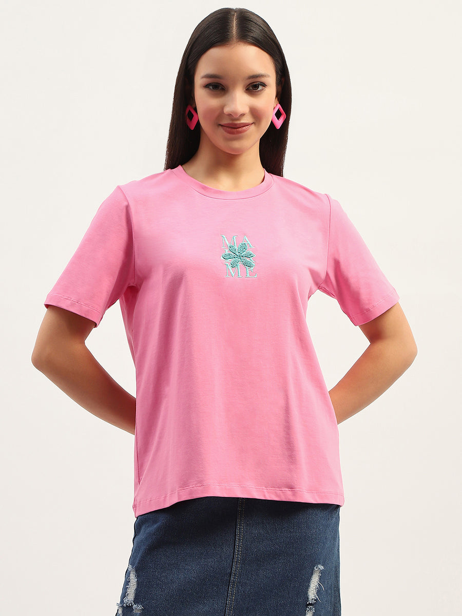 Madame Printed Pink T-Shirt