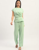 Madame Solid Green Co-Ord Set