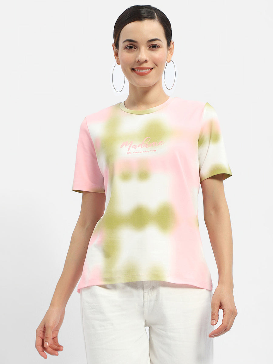 Madame Tie-Dye Pink Regular T-Shirt