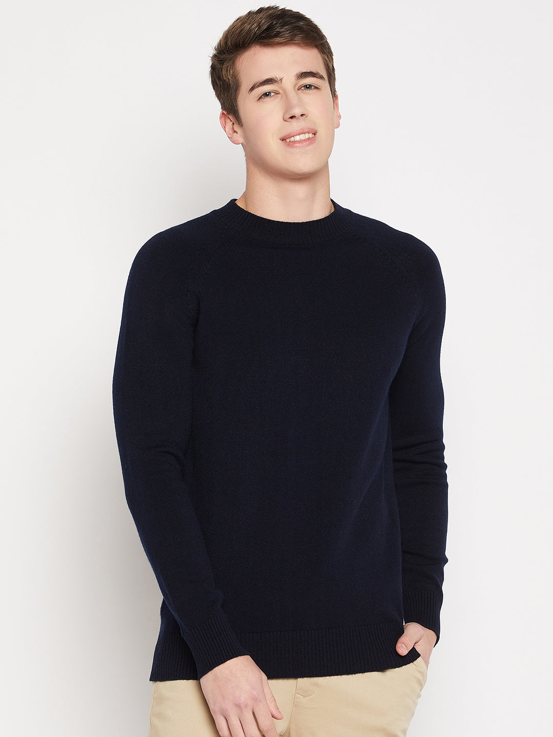 Camla Barcelona Navy Sweater For Men