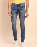 Camla Barcelona Mild Ripped Stone Wash Blue Cotton Denim