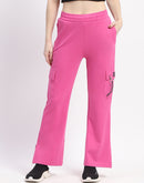 mSECRET Pink Wide-Leg Cotton Cargo Pants