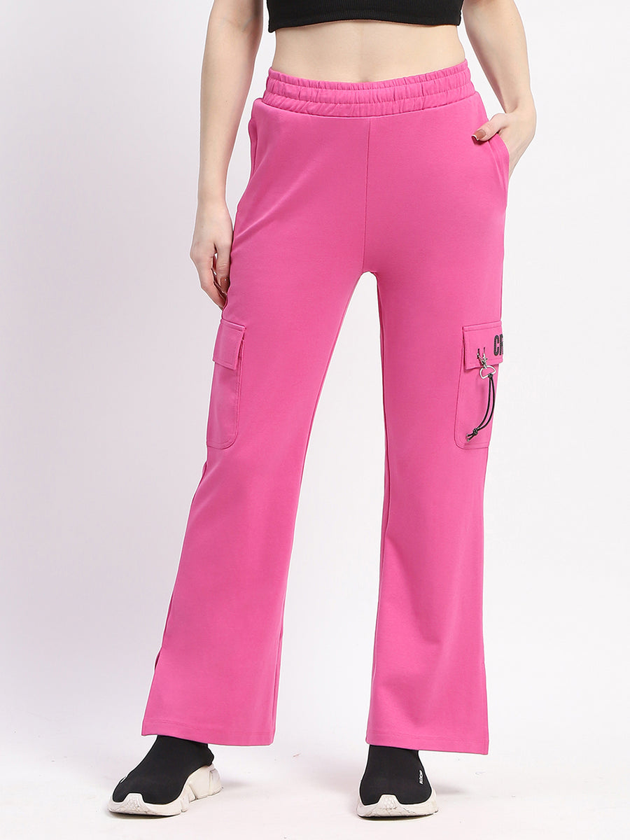 mSECRET Pink Wide-Leg Cotton Cargo Pants