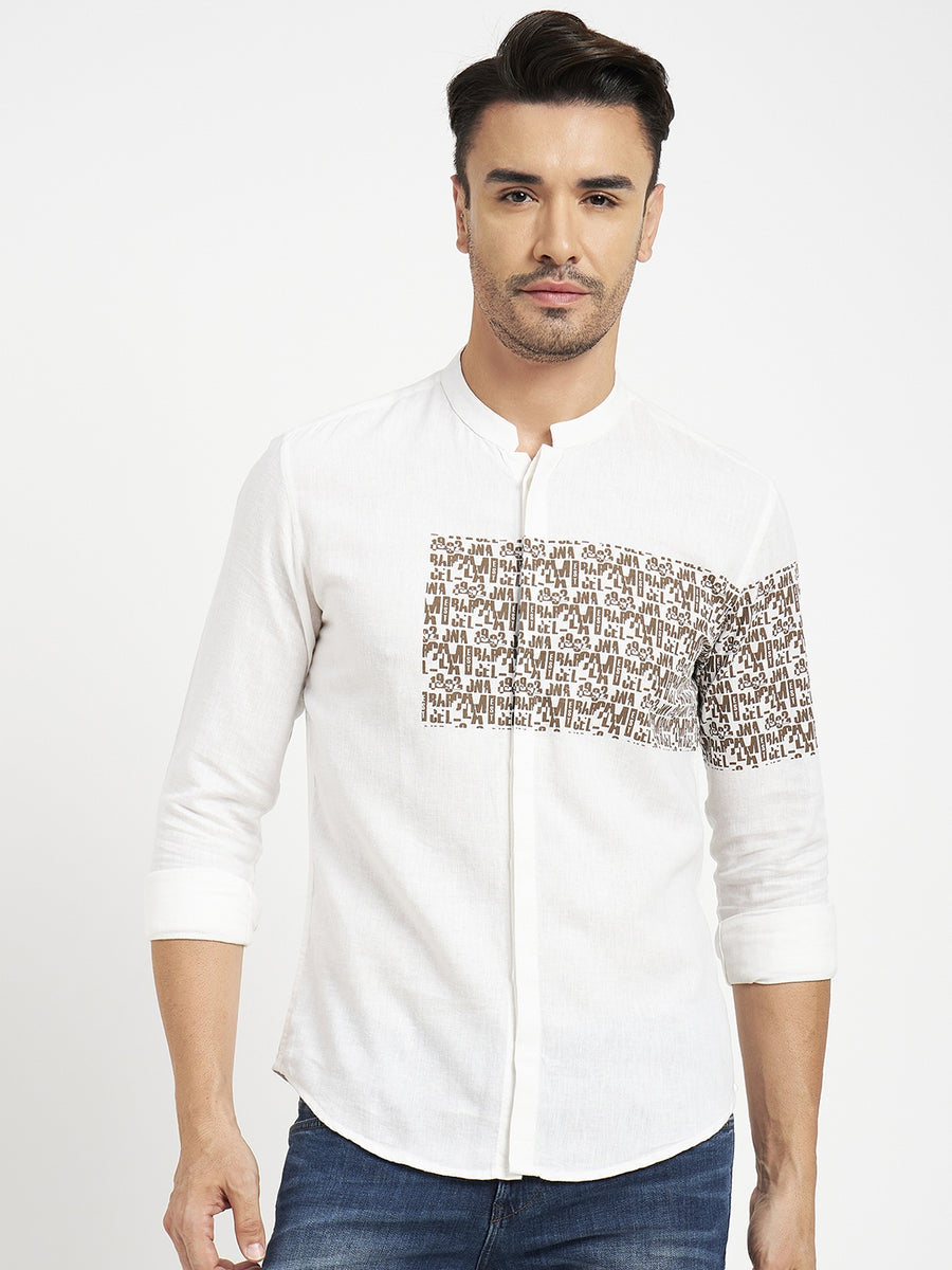 Camla Offwhite Shirts For Men