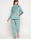 mSECRET Green Velvet Nightsuit