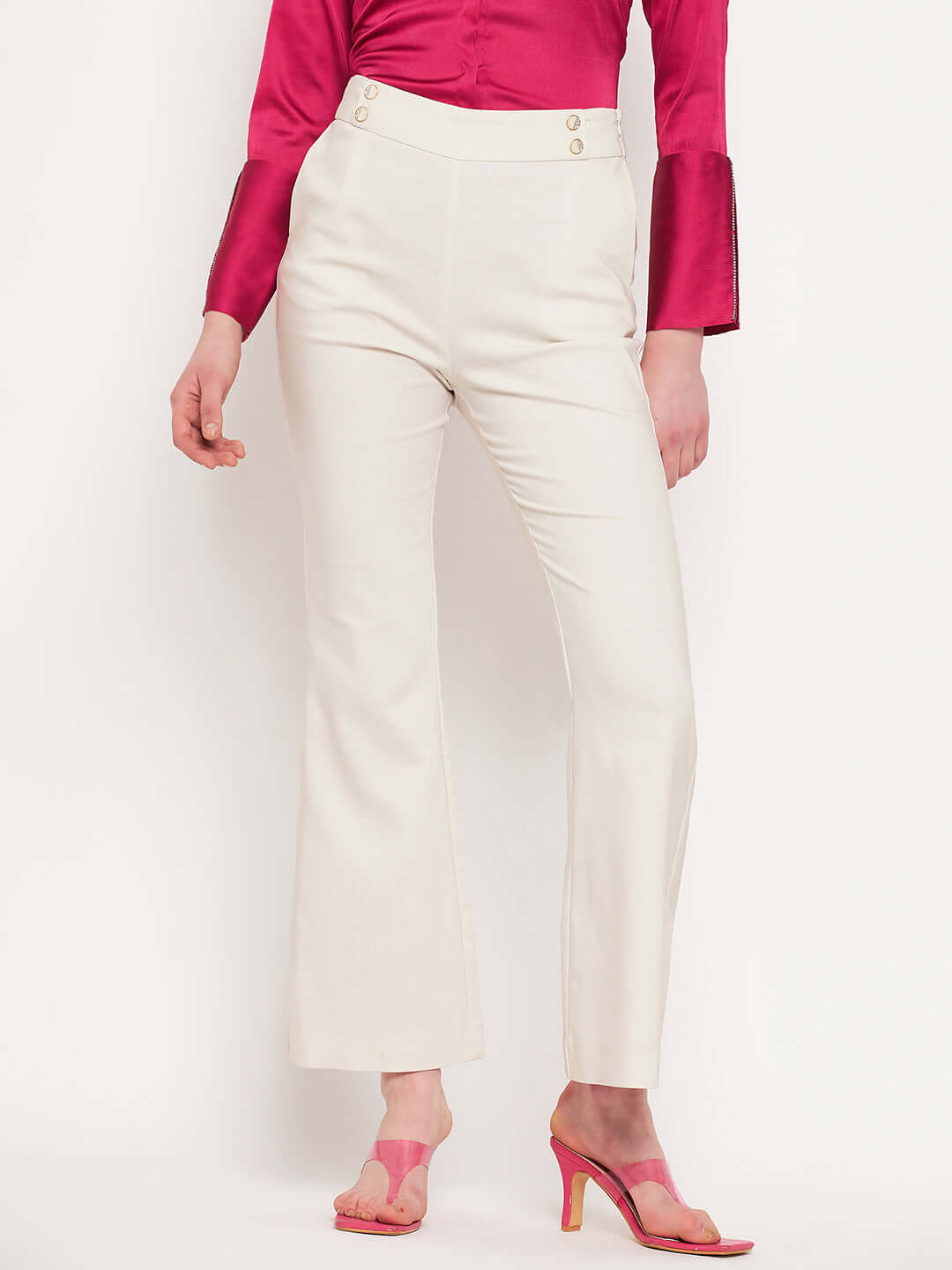 Camla Barcelona Beige Trouser For Women