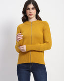 Madame Knit Mustard Mock Neck Sweater