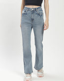 Madame Light Wash Flared Jeans