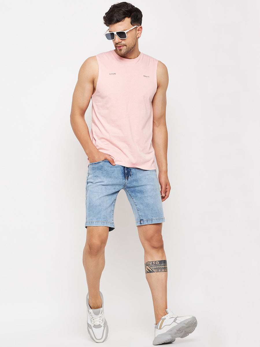 Camla Pink T- Shirt For Men