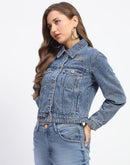 Madame Dark Blue Denim Jacket