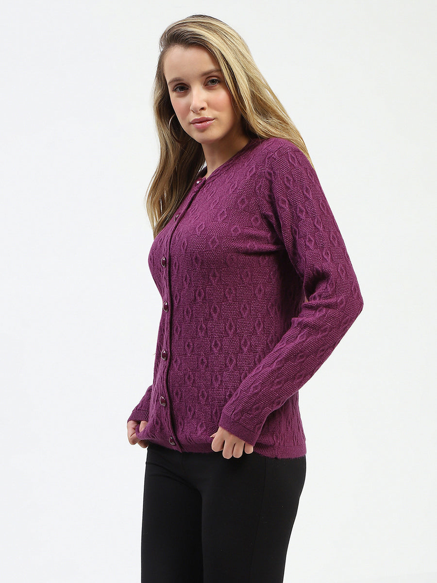 Madame Plum Buttoned Cardigan